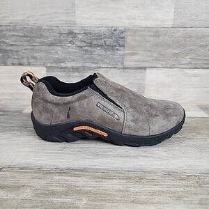 Merrell Jungle Moc Youth Kids Sz 3 Shoes Brown Suede Comfort Low Sneakers